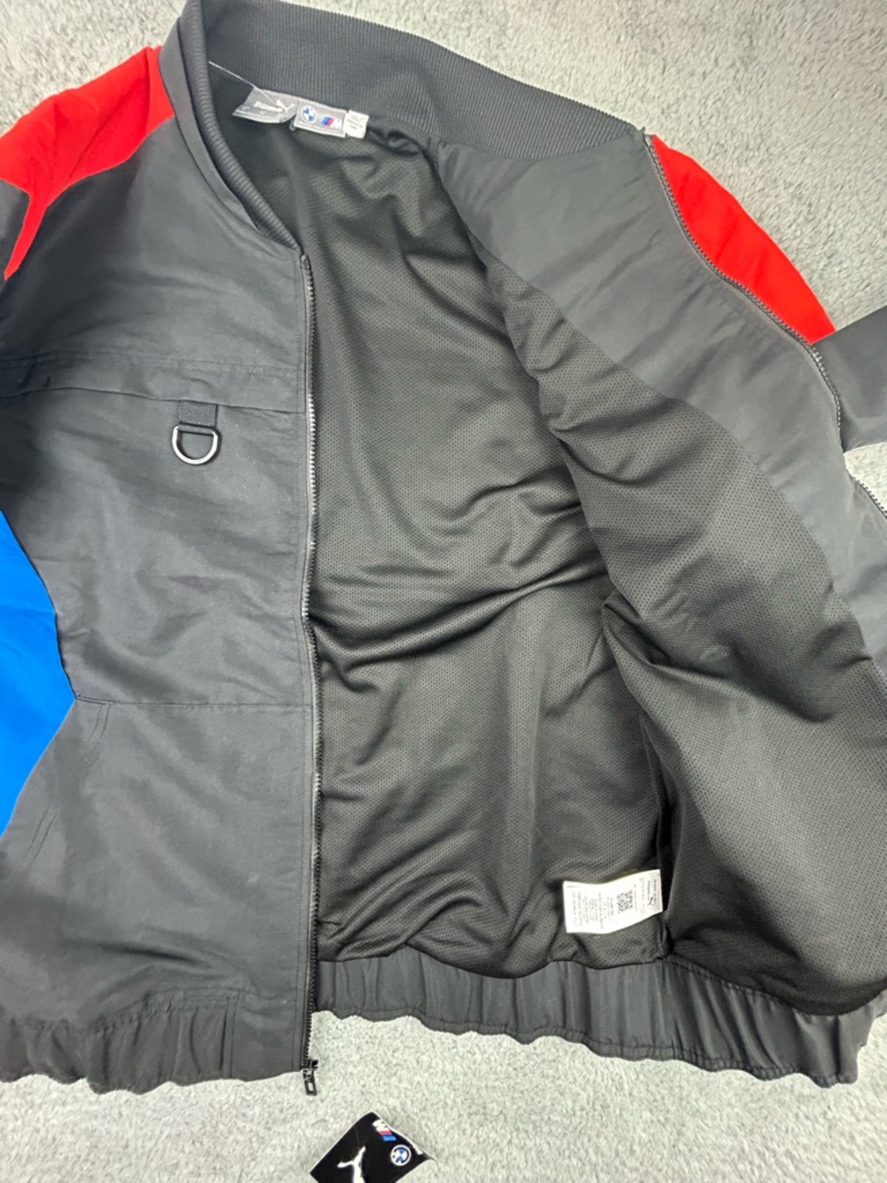 Puma Men's Size XL Blue BMW M Motorsport Street Motorsport Jacket 531129-04 F - Picture 11 of 14